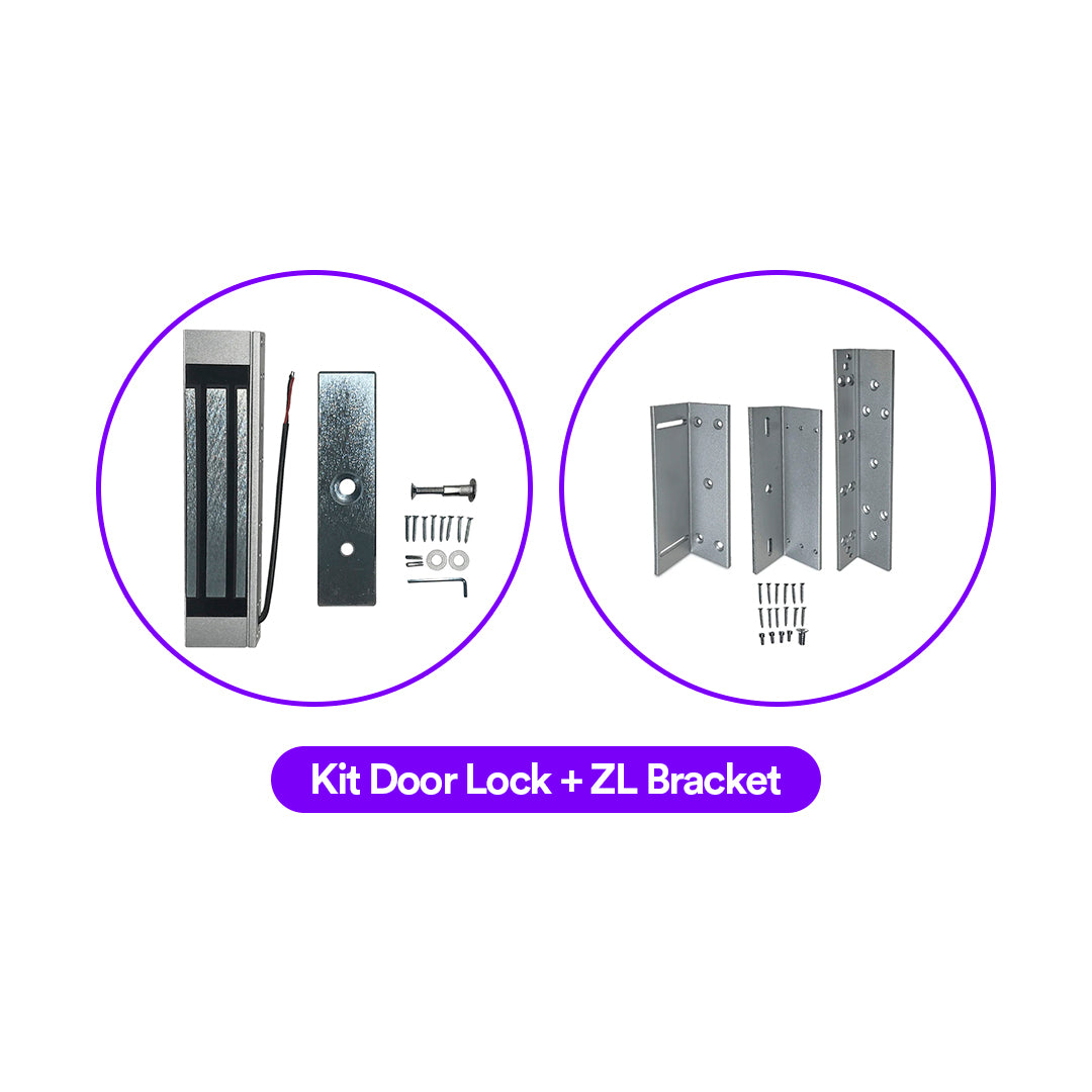 Electromagnetic door lock + ZL bracket